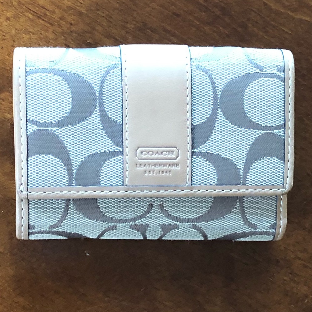 Tan coach leather ware